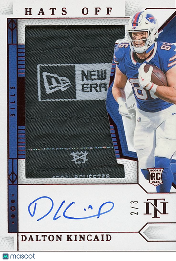 2023 Dalton Kincaid Patch Rookie Panini Authentic