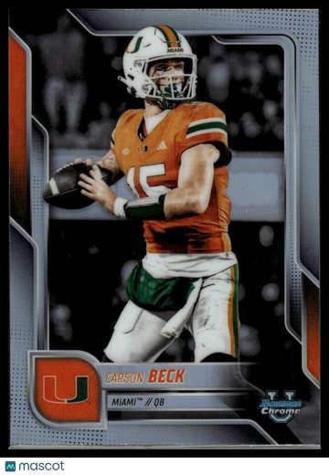 2025 Bowman Chrome University Carson Beck #138 Refractor