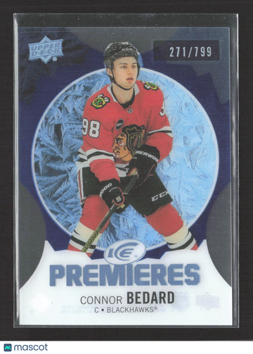 2024 Upper Deck Ice Ice Premieres Connor Bedard #250 /799