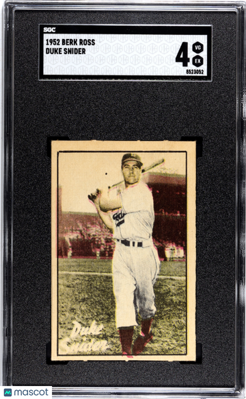 1952 Berk Ross Duke Snider SGC 4