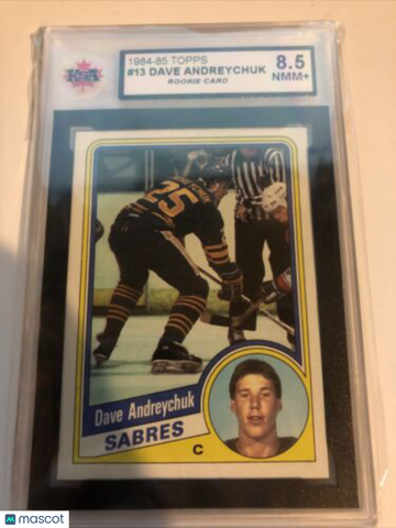 1984-85 Topps Dave Andreychuk Rookie KSA 8.5