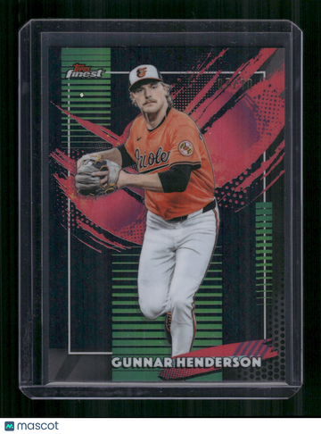 2024 Topps Finest Gunnar Henderson #234 Rare /10 Black