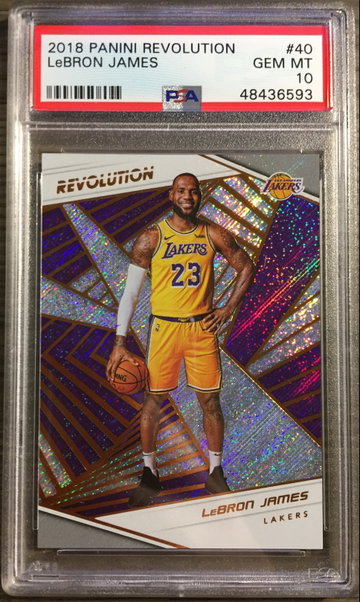 Lebron James 2018 Panini Revolution PSA 10