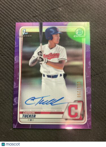 2020 Bowman Chrome Carson Tucker