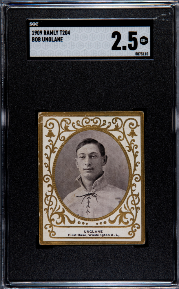 1909 Ramly T204 (T204) Bob Unglaub UER SGC 2.5 P1367