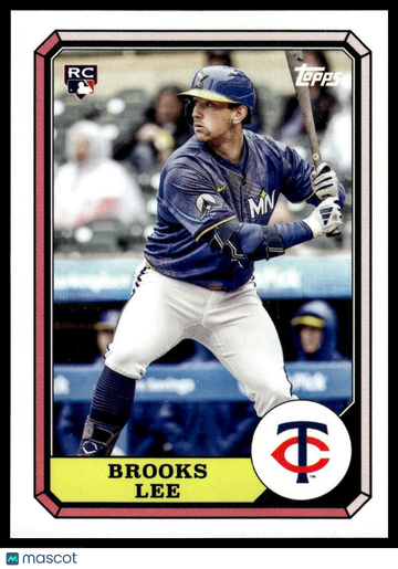 2025 Topps Archives Brooks Lee #87BB-5 1987 Topps Boardwalk and Baseball