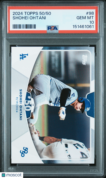 2024 Topps 50/50 Shohei Ohtani Shohei Ohtani #98 PSA 10