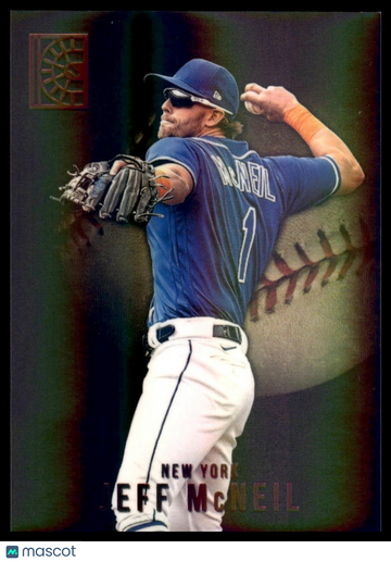 2022 Panini Capstone Jeff McNeil #55 Gold