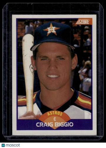 1989 Score Craig Biggio #237 Promos RC