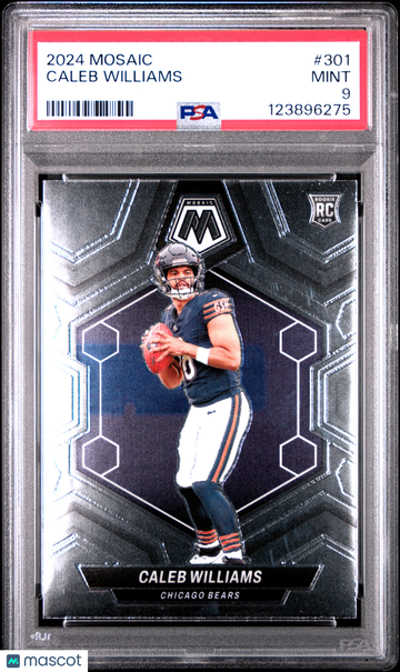 2024 Panini Mosaic Caleb Williams #301 PSA 9
