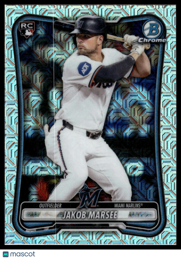 2026 Bowman Jakob Marsee #86 Chrome Mega Box Refractor RC