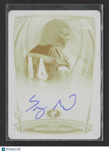 2014 Bowman Chrome Trey Millard #RCRA-TMI Yellow Printing Plate