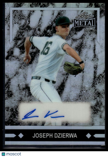 2026 Leaf Metal Joseph Dzierwa #91A-JD1 1991 Gold Leaf Prospects Autographs Prismatic Silver SN AU