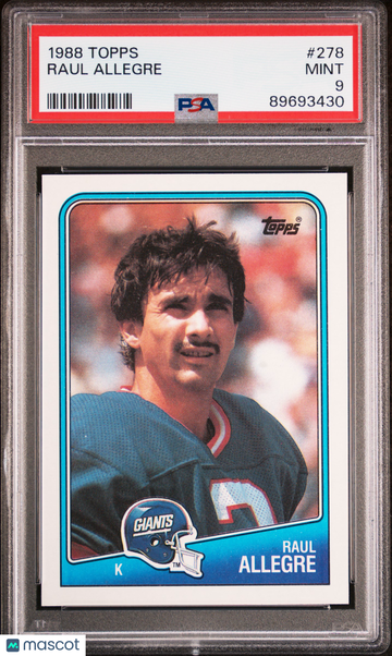 1988 Topps Raul Allegre #278 PSA 9