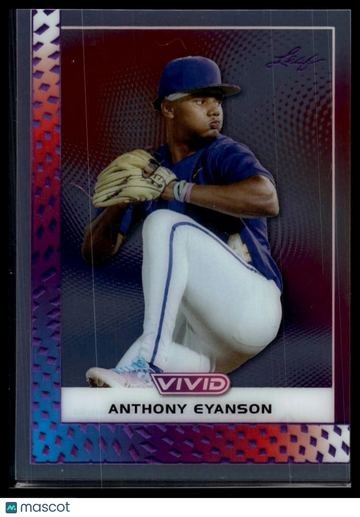 2026 Leaf Vivid Anthony Eyanson #CB-15 Clear Base SN1