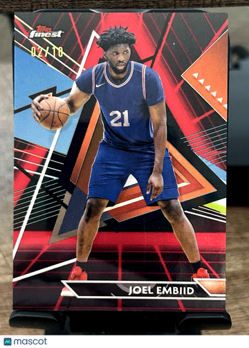 2023-24 Topps Finest Joel Embiid Gold Short Print Parallel/Variety Topps