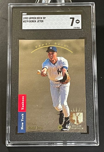 Derek Jeter Rookie - 1993 Upper Deck SP Foil - SGC 7 PRICED TO SELL