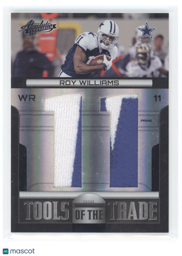 2011 Panini Absolute Memorabilia Tools of the Trade Roy Williams #49 Prime /1