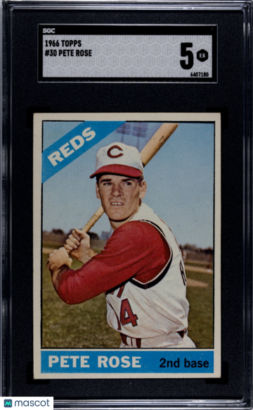 1966 Topps Pete Rose #30 SGC 5
