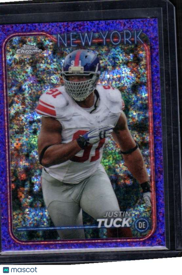 2024 Topps Chrome - Purple Refractor Justin Tuck #142