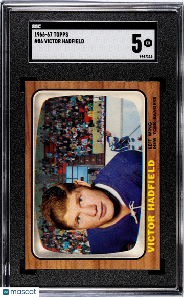1966 Topps Victor Hadfield #86 SGC 5