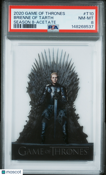 2020 Game Of Thrones Season 8 Acetate Brienne Of Tarth Insert #T10 PSA 8