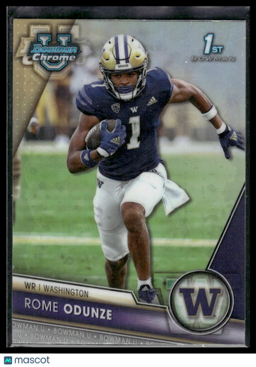 2023 Bowman Chrome University Rome Odunze #138 Refractor /50