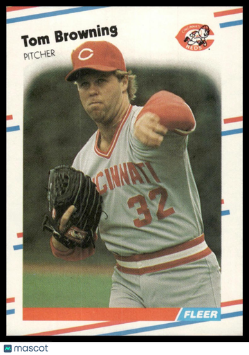 1988 Fleer Tom Browning #228