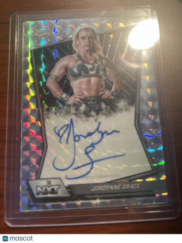 2026 Topps Chrome WWE Jordynne Grace #NXT-JOR Refractor