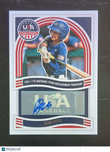 2024 Panini Usa Baseball Stars And Stripes Dean Moss #NTS-DM