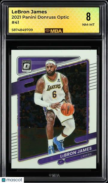 2021 Panini Donruss Optic LeBron James #41 MBA 8