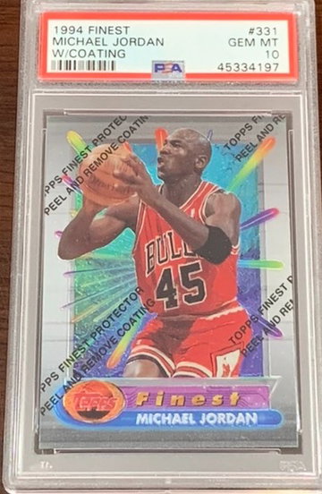 1994 Finest Michael Jordan W/Coating PSA 10
