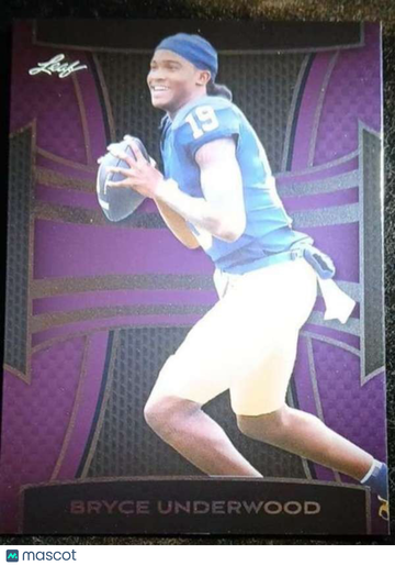 2025 Leaf Metal Football Bryce Underwood #B-22
