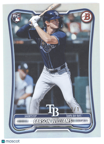 2026 Bowman Carson Williams #39 Platinum Border /1 RC