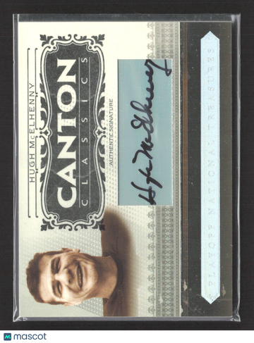 2006 Playoff National Treasures Canton Classics Hugh McElhenny #CC-HM Authentic Signature