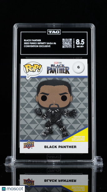 2023 Funko Marvel Infinity Saga Black Panther #6 Convention Exclusive TAG 8.5
