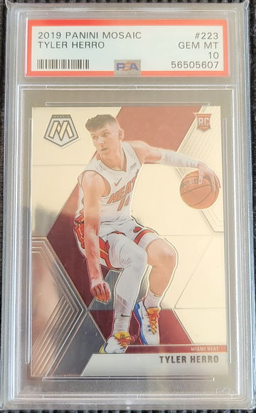 2019 Panini Mosaic #223 Tyler Herro Rookie PSA 10 Gem Mint