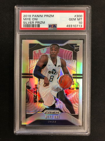 2019 Panini Prizm - Miye Oni - Rookie Silver Prizm - PSA 10