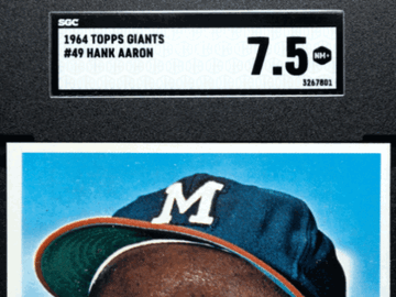 1964 Topps Giants Hank Aaron #49 SGC 7.5