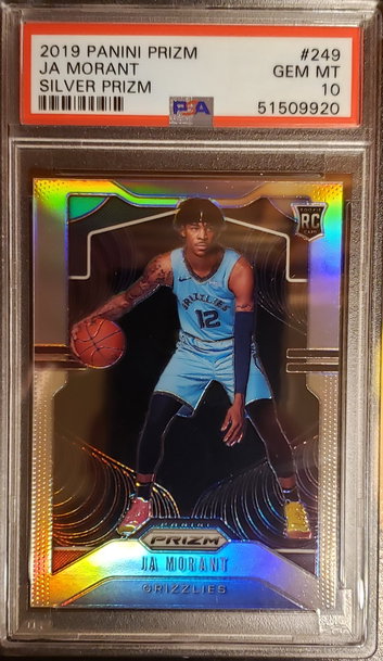2019 Prizm Silver Ja Morant PSA 10