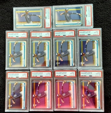 (10) 2019 Topps Chrome Fernando Tatis PSA 10 GEM MINT #203 RC ROOKIE CARD LOT OF 10  ***PSA NUMBERS MAY BE DIFFERENT BUT ARE ALL PSA 10s***