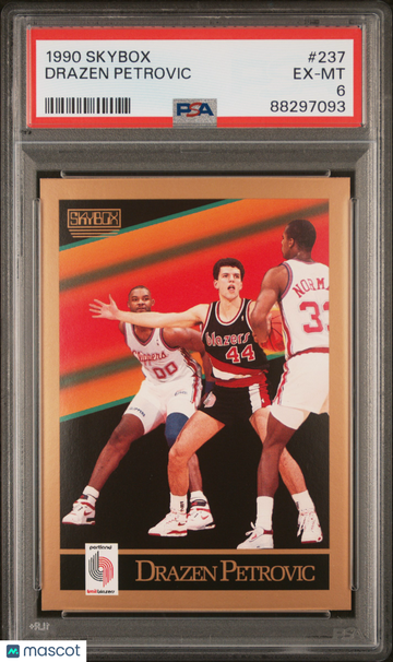 1990 Skybox Drazen Petrovic #237 PSA 6