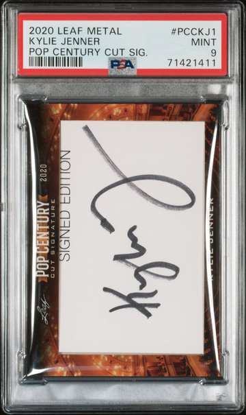 2020 Leaf Metal Kylie Jenner Cut Signature