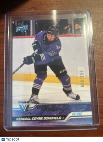 2024 Upper Deck Pwhl 1st Edition Kendall Coyne Kendall Coyne Schofield #53 Deluxe Parallel/Variety Rookie Base Set
