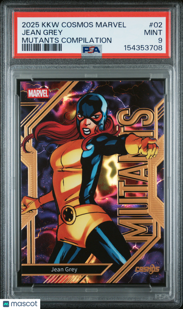 2025 Kakawow Cosmos Marvel Mutants Compilation Jean Grey #02 PSA 9