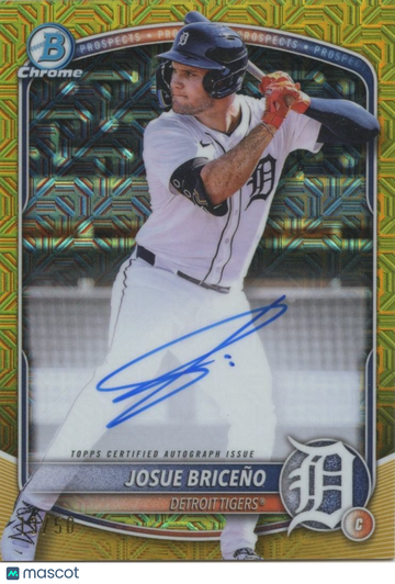 2025 Bowman Chrome Josue Briceno Chrome Bowman