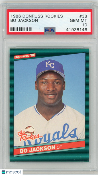 1986 Donruss Rookies Bo Jackson #38 PSA 10