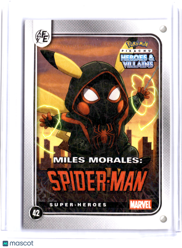 MARVEL/DC Pikachu (Miles Morales: Spider-Man) PRIZM #42