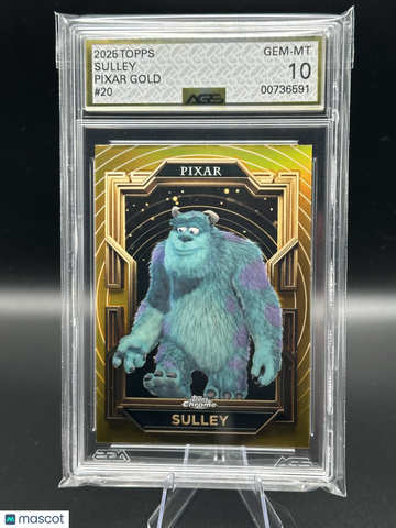 2025 Topps Chrome Pixar GOLD AGS 10