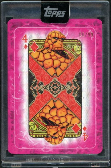 2025 Topps Mint Marvel D-4 The Thing Gambit's Deck /99
